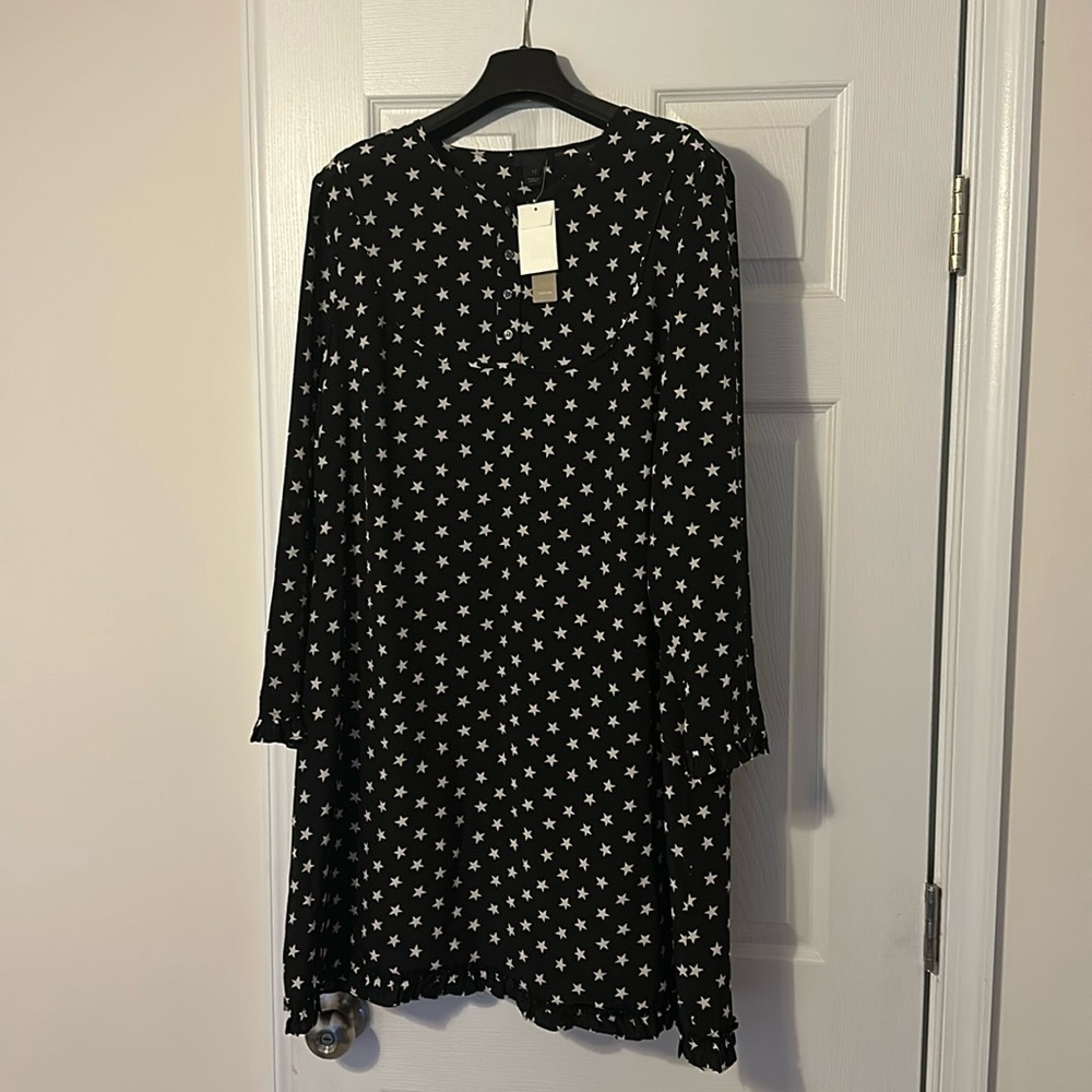 J. Crew Little Black Dress size 12 with Stars